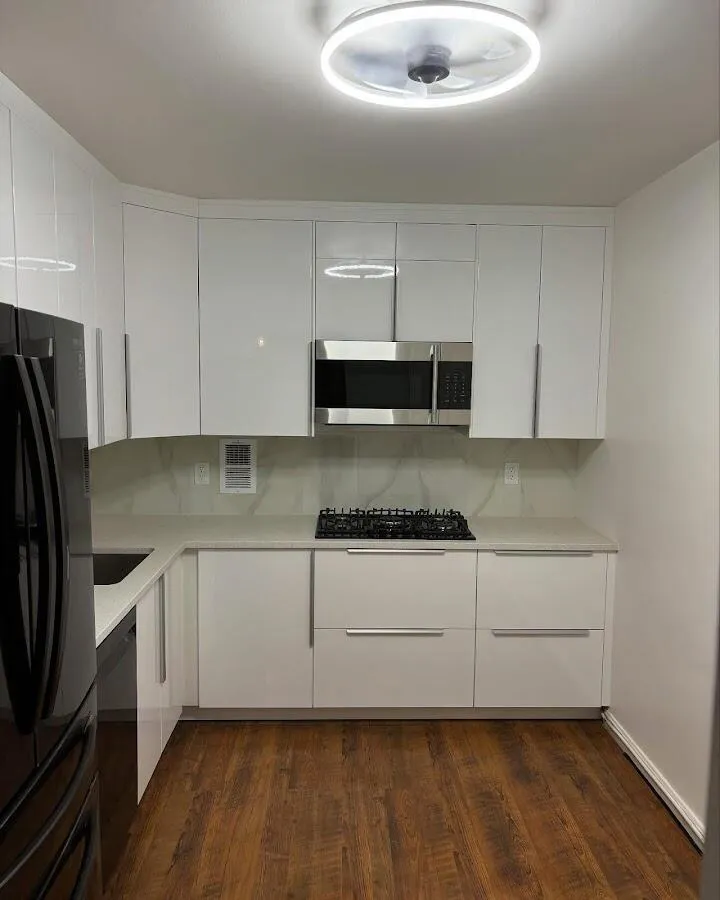 Renovated kitchen with quartz countertops in Wilmore